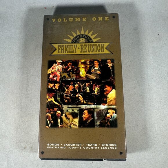 Countrys Family Reunion Volume One VHS Featuring Country Legends Songs Stories - Picture 1 of 3